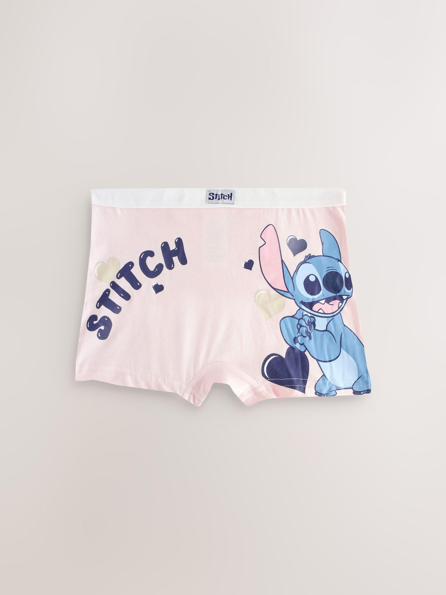 NEXT Ragazza Confezione da 5 Shorts Disney Stitch e Angel