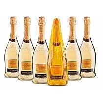 Sant’Orsola – Prosecco D.O.C. Millesimato Extra Dry, da Uva Glera, Gusto Fresco con Note Fruttate, 6×750 ml