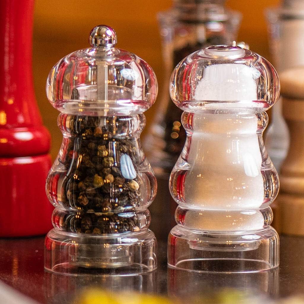 Chef Specialties 5 Inch Laurel Pepper Mill and Salt Shaker Set