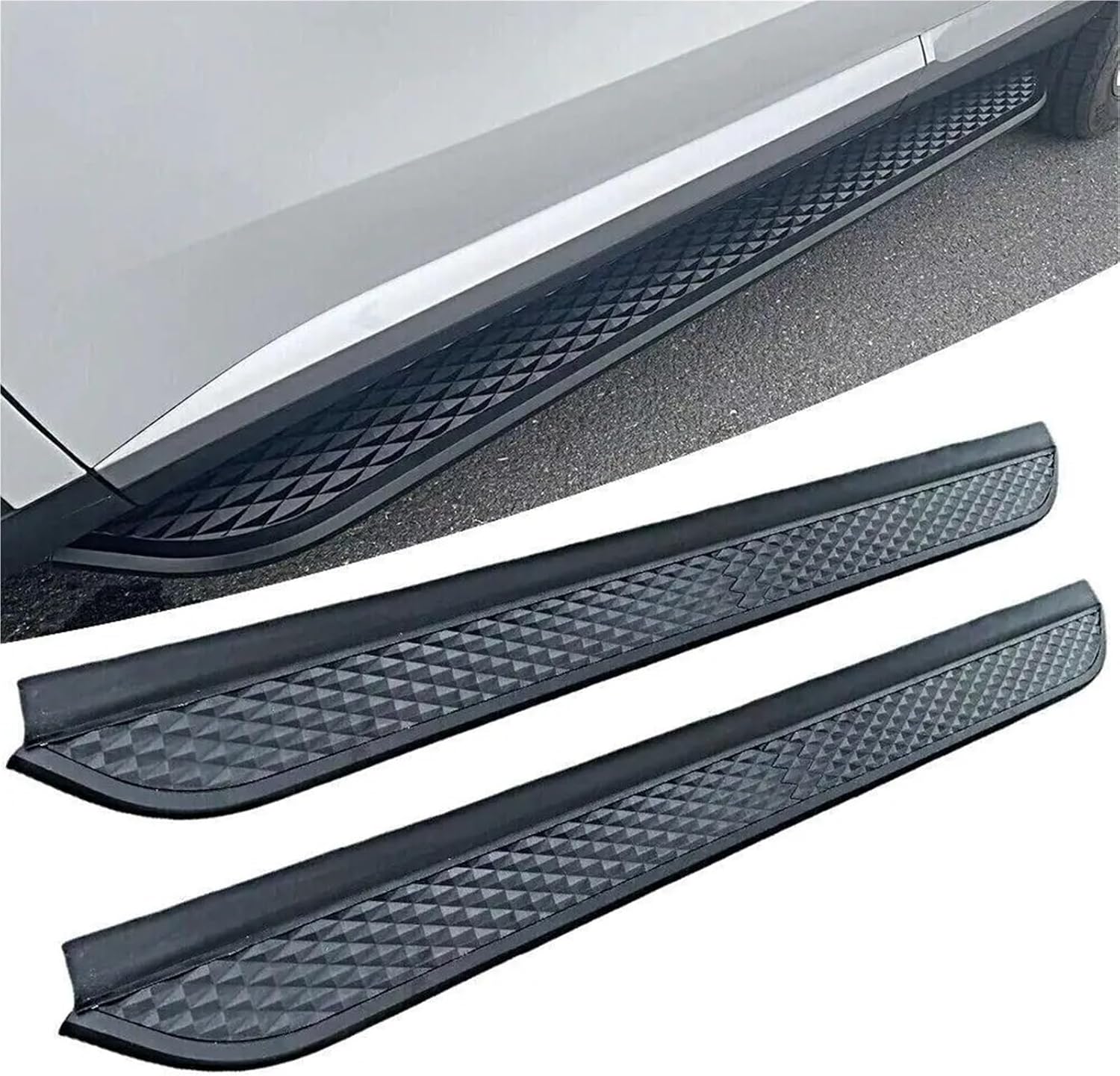 2Pcs Fixed Side Step Pedal Running Board Bar Compatible for KIA Carnival Sendona 2015-2020
