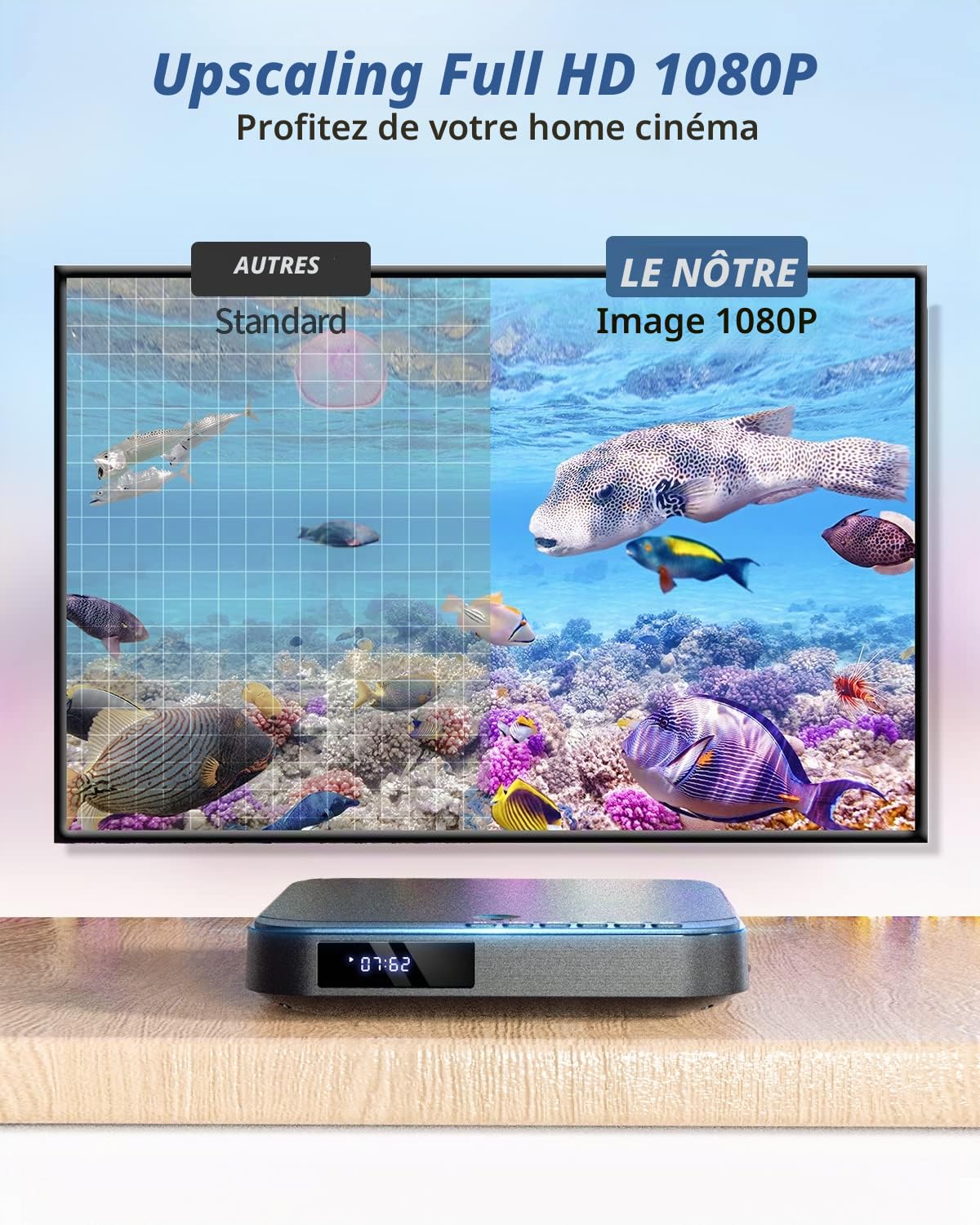 Mini Lecteur DVD HDMI DESOBRY pour TV