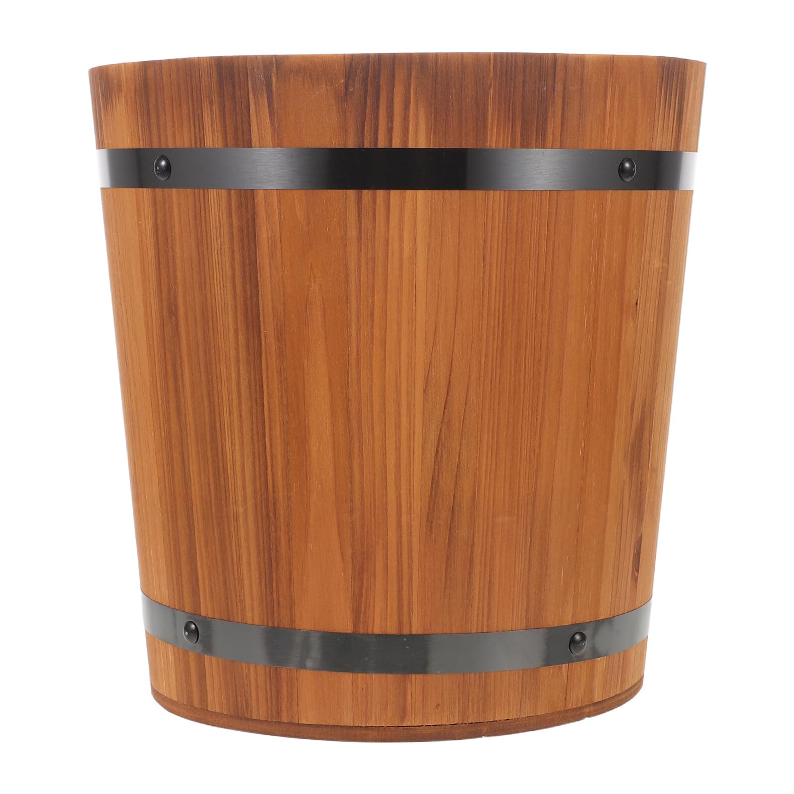 DOITOOL Contenedor de Arroz de Madera Cubo de Arroz para Granos y Cereales Contenedor de Alimentos para Cocina Organizar