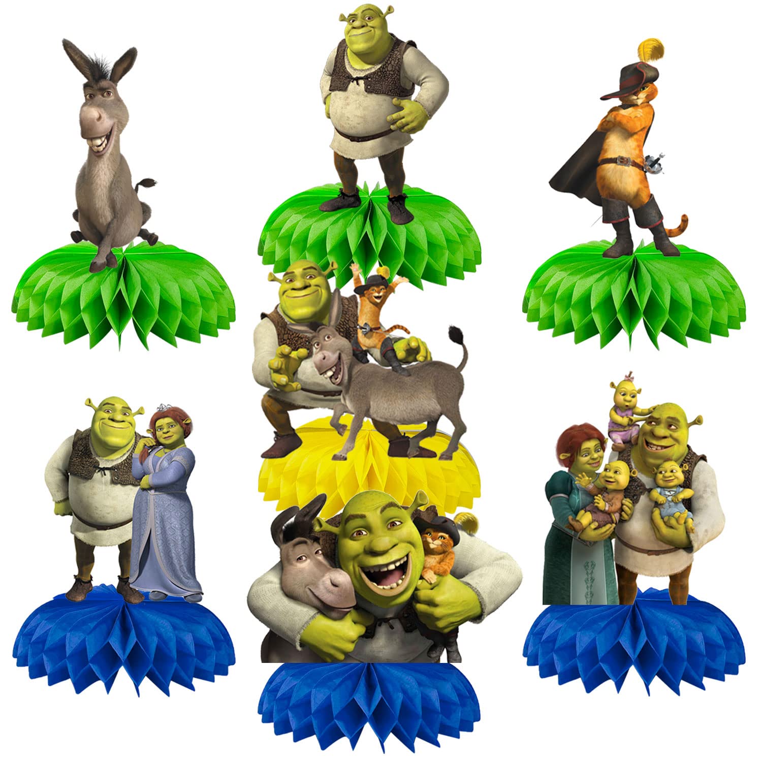 Buy Shrek Birthday Party Decorations, 7Pcs Shrek Theme Party