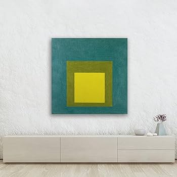 Amazon.co.jp: ヨゼフ・アルバースJosef Albers絵画作品（広場へ