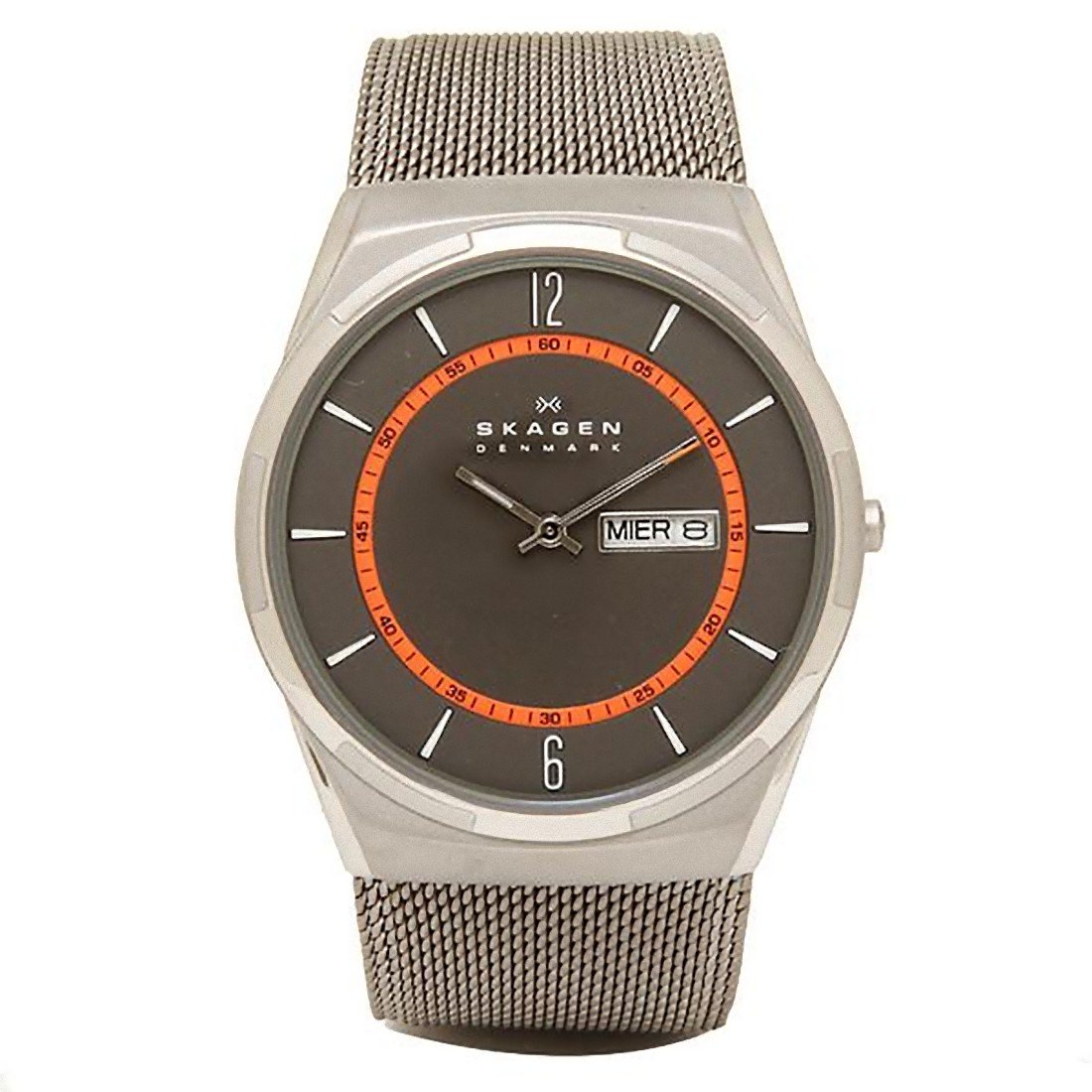 シルバー クォーツ腕時計SKAGEN スカーゲン SKW6288 スクエア