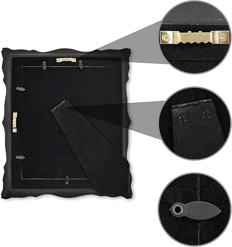 Miniatura 3 de Marcos de fotos vintage de 8 x 10 pulgadas, marcos de fotos antiguos de 8 x 10 para obras de arte, bronce