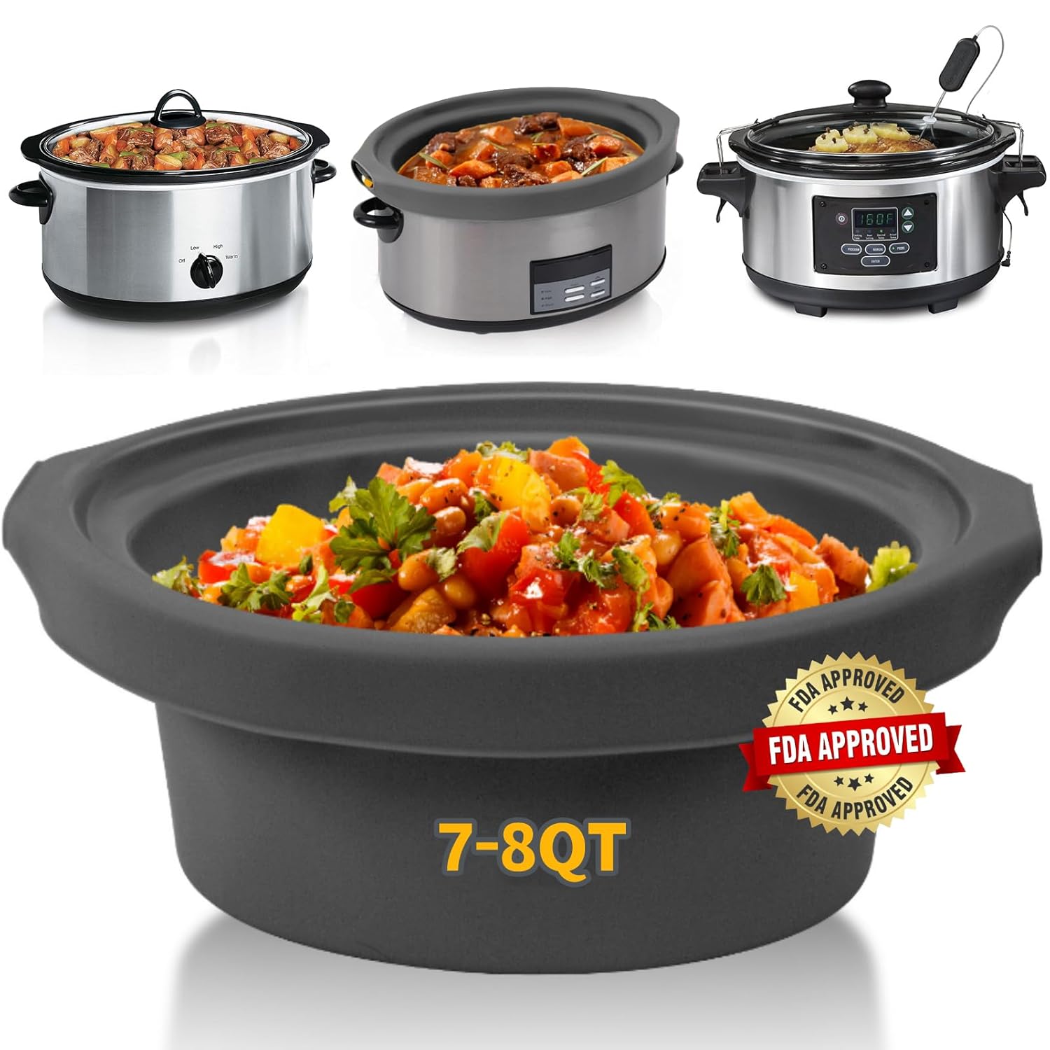 Slow Cooker Liners fit Crock Pot 7-8 QT Maywe Tanso for Crock Pot Liners For 7-8 Quart Oval