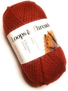 Charisma Yarn by Loops & Threads - 109 Yards - 3.5 Ounces - Barbados Cherry