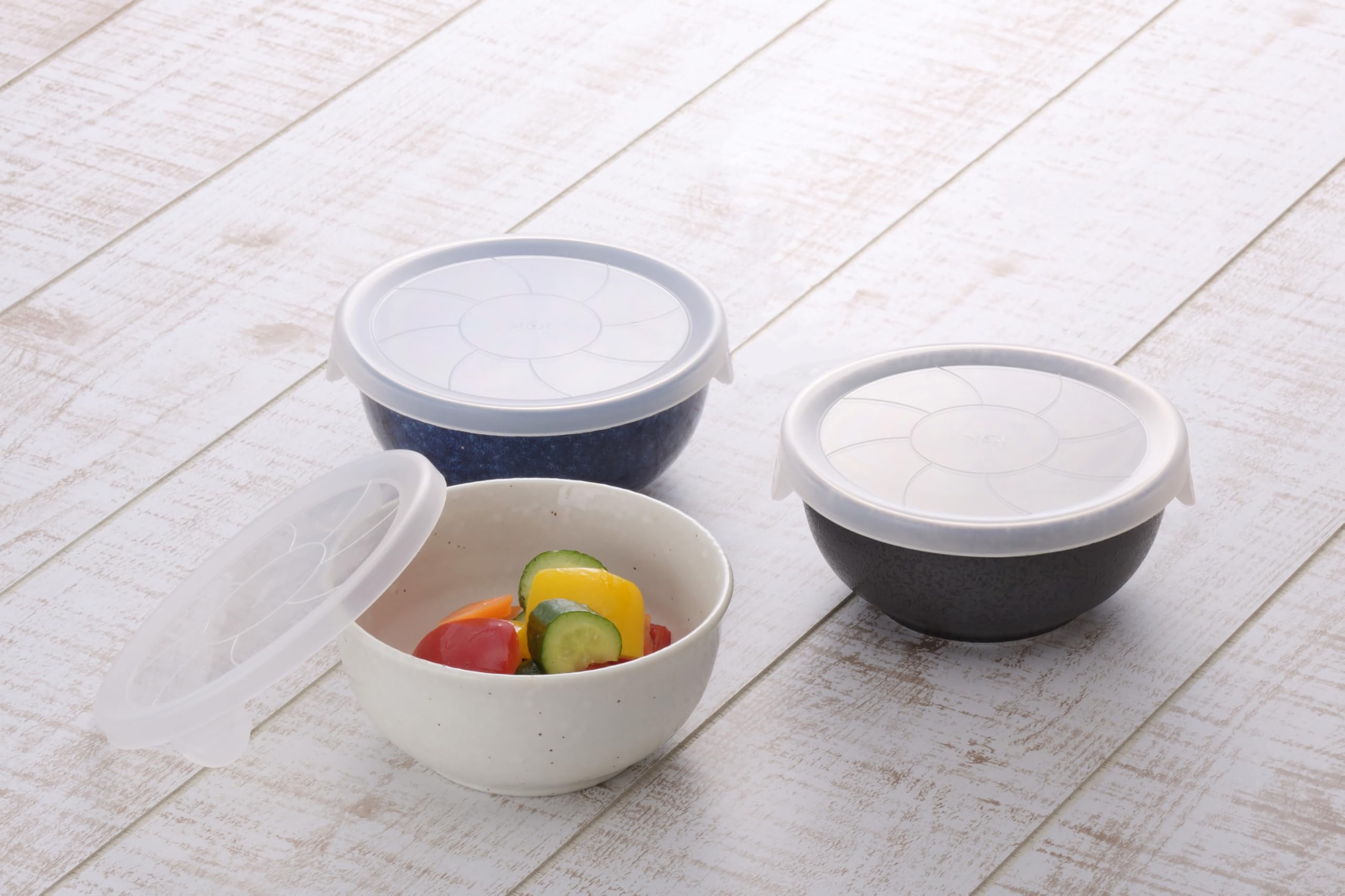 Amazon｜丸鎌陶器(Marukama Touki) 保存容器 セット 美濃焼 三彩