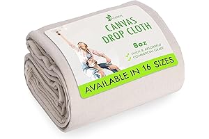 All-Purpose Canvas Drop Cloth: Your Ultimate Protection for Painting, Flooring, and Furnishing Projects