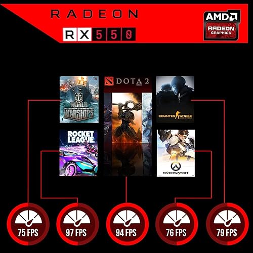 Miniatura 6 de PC de escritorio para juegos Intel Core i5 de 6 generación TechMagnet Zeus AMD RX 550 gráficos de 32 GB de RAM SSD de 1 TB monitor MTG de 24