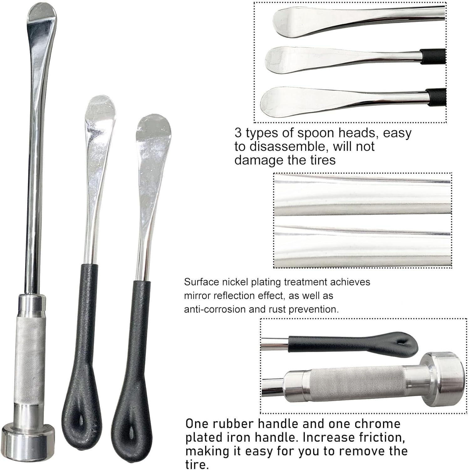 Dirt Bike Tire Changing Tool Kit for Enduro and Motocross Dirt Bike Tire Changer for 16" - 21" Wheels,15 mm to 25 mm Axles (Replace Original Tires)