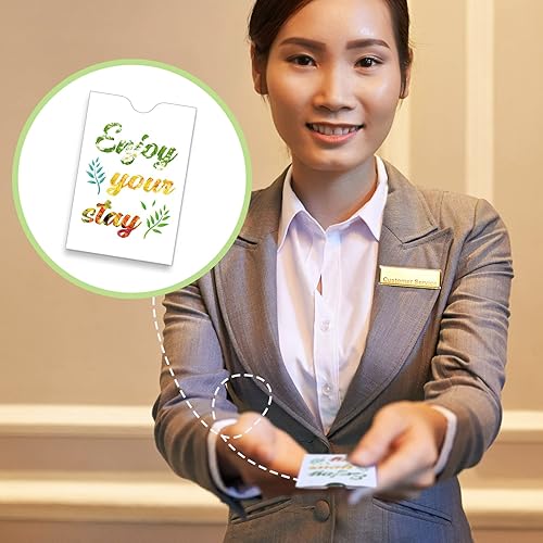 Miniatura 7 de 2000 sobres para tarjetas de llaves de hotel, funda de crédito, soporte de regalo, paquete de tarjeta de llave de hotel, funda sobre para oficina