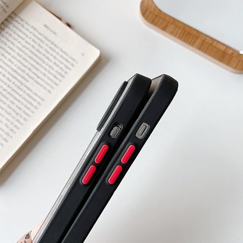 Miniatura 2 de ZTOFERA Funda para iPhone 15 Pro, funda transparente de diseño estético, funda protectora a prueba de golpes de PC esmerilada 3D con patrón de