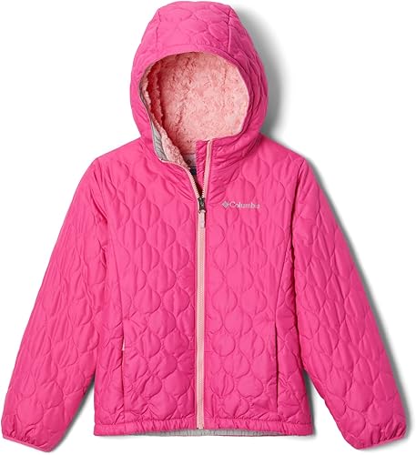 Columbia Bella - Chaqueta de felpa para niñas jóvenes, color morado, talla L
