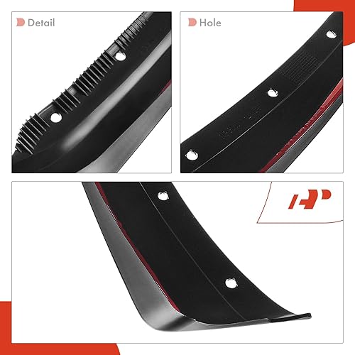 Miniatura 7 de A-Premium Juego de 4 guardabarros con accesorios compatibles con Chevrolet Corvette (C6), 2005-2013, convertible, delantero y trasero (lado del