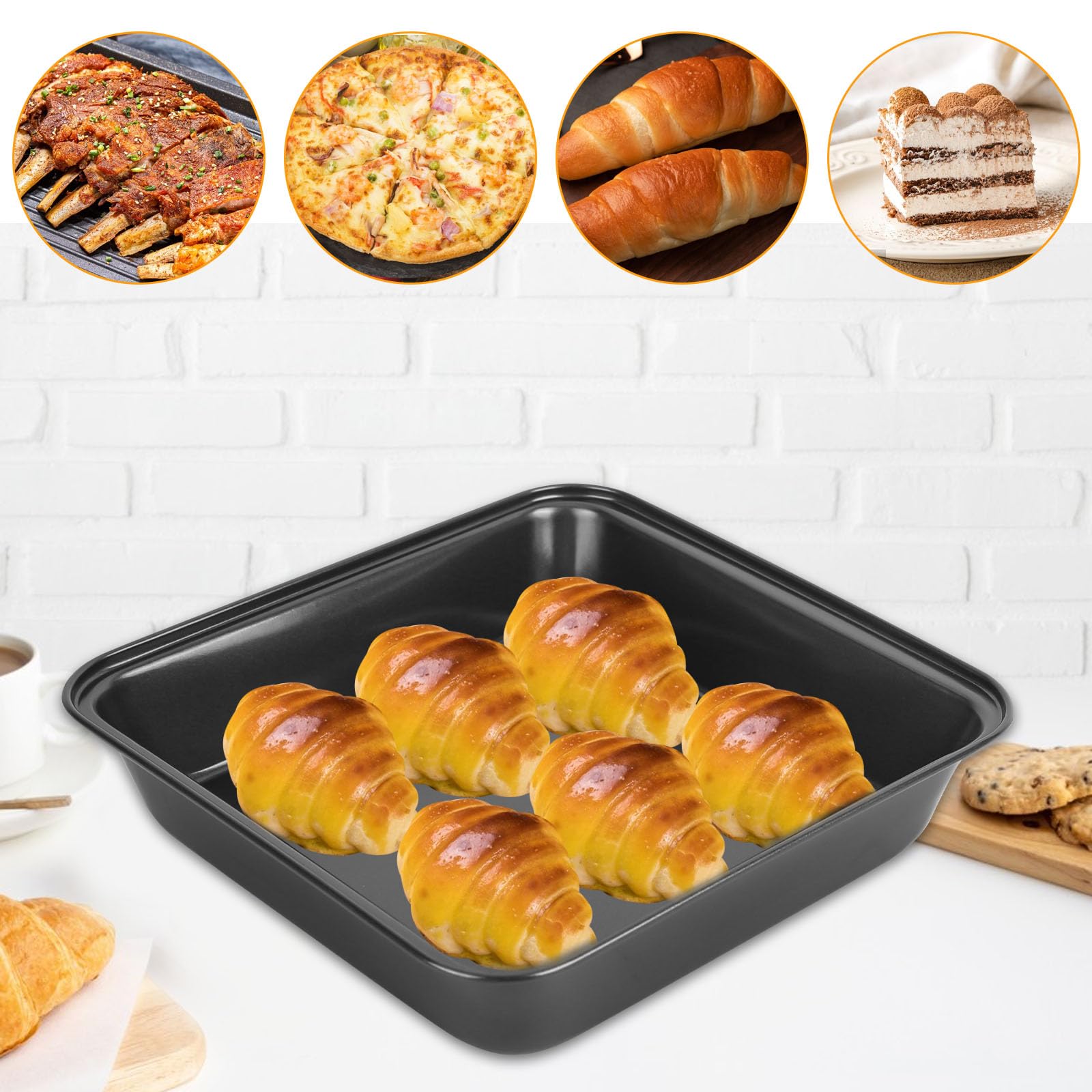 Plat Cuisine Pratique HaWare Lot De 4 Plats à Gratin Carrés, En Acier Inoxydable, Petits, Carrés, Idéaux Pour Lasagnes, Brownies, Gâteaux, Sains Et Passent Au Lave-vaisselle, 15 X 15 X 5 Cm Plat Cuisine Pratique HaWare Lot De 4 Plats à Gratin Carrés, En Acier Inoxydable, Petits, Carrés, Idéaux Pour Lasagnes, Brownies, Gâteaux, Sains Et Passent Au Lave-vaisselle, 15 X 15 X 5 Cm