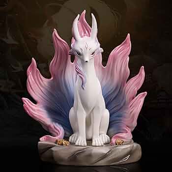 九尾女  霊狐女 女神像  妲己狐像  置物   装飾品   工芸品 美術品 Amazon.co.jp: 九尾の狐 置物 縁起物 玄関 仏壇 飾り 玉藻前 九