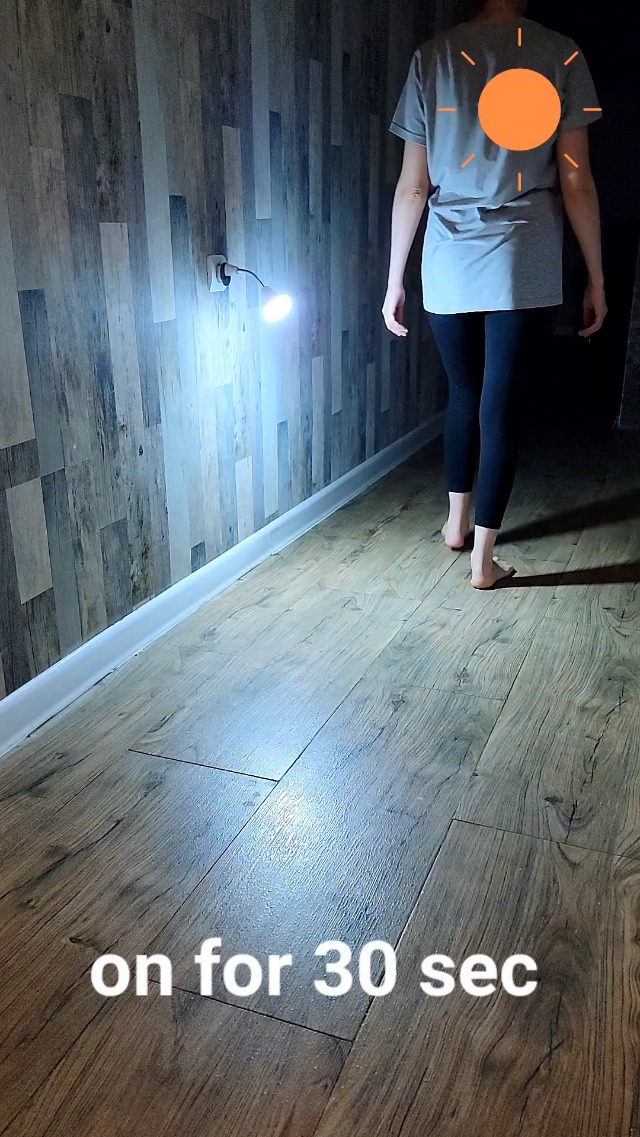Image of LED Motion-Activated Sensor Dusk to Dawn PIR Night Light AC Outlet Directional Flexible Rotatable 360 Socket Plug-in Wall Stairs Lamp Indoor Closet Cabinet Toilet Garage Ceiling Basement 3W 3000K