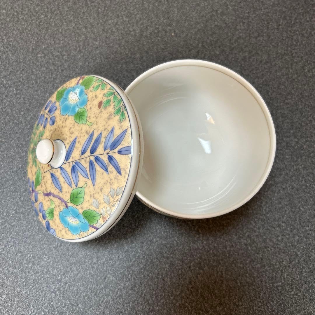 Amazon | 湯呑み茶碗 庫山窯 蓋付 5客 セット | ノーブランド品 | 湯呑み
