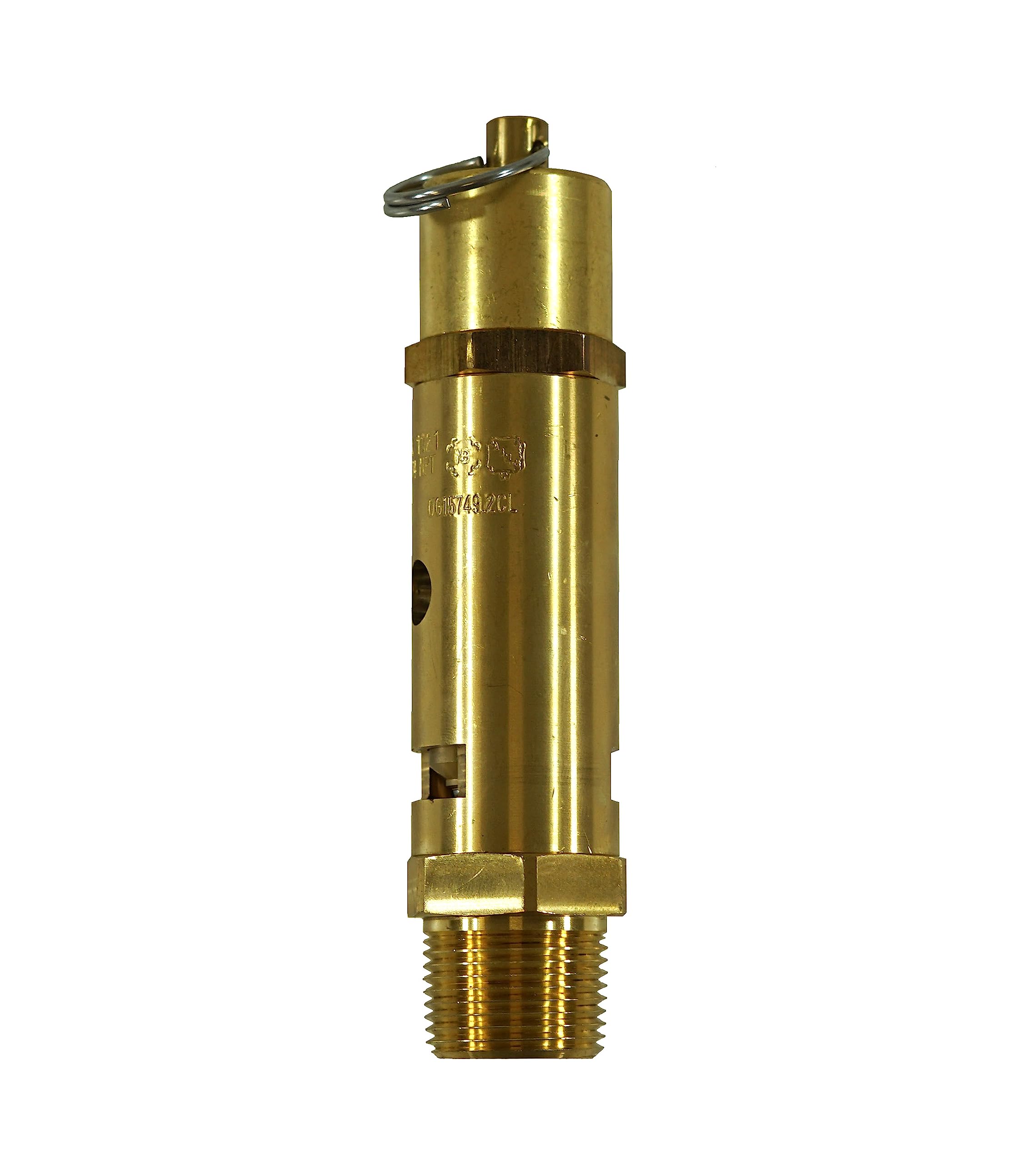 Kingston 3/4” NPT Brass Hard Seat Industrial Pressure Relief Valve, Made In The USA. (135 PSI / 599 SCFM)