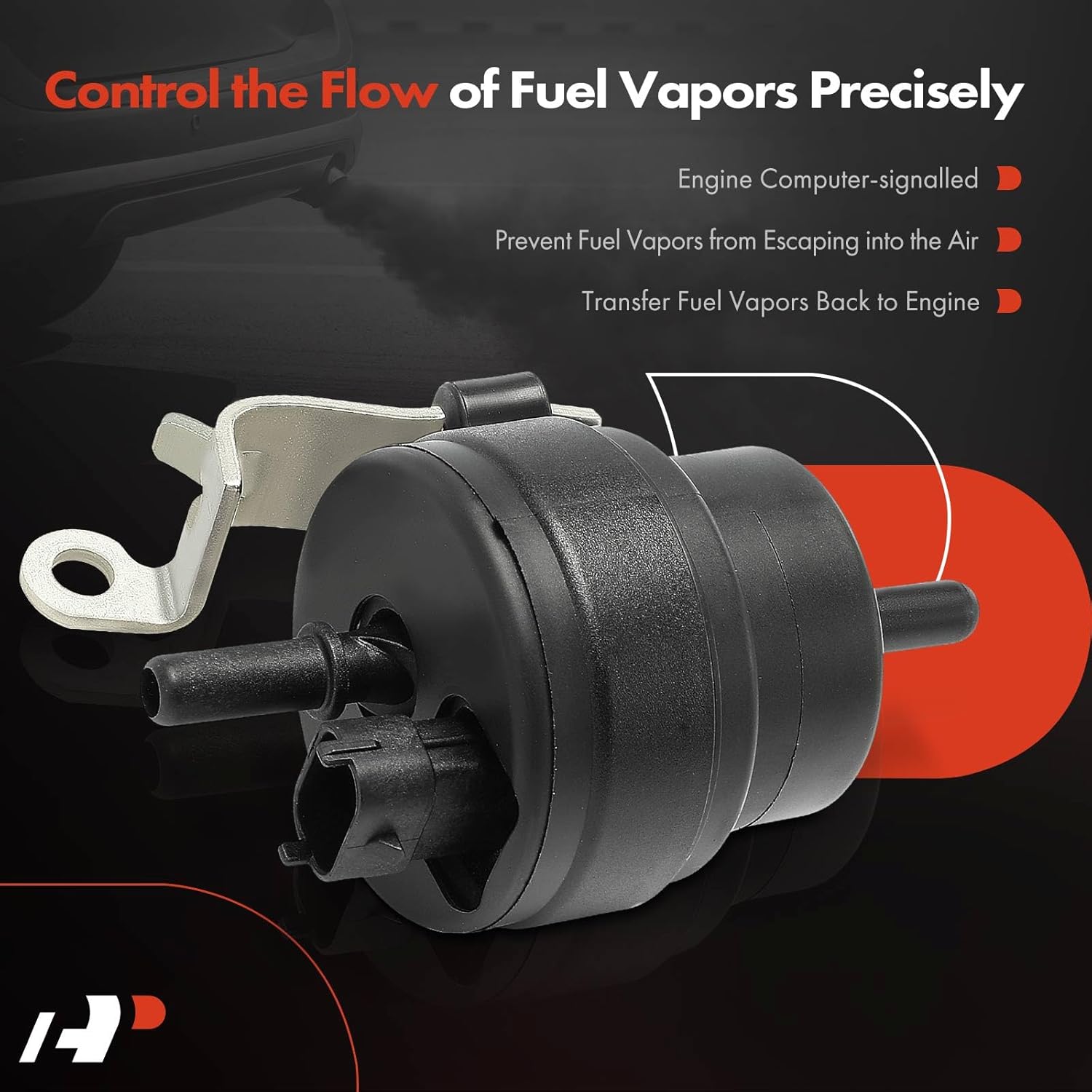 A-Premium Vapor Canister Purge Solenoid Valve Compatible with Cadillac SRX/CTS 2004-2005 & Buick Rendezvous 2004-2005, 3.6L, Replace# 12579587/12571136