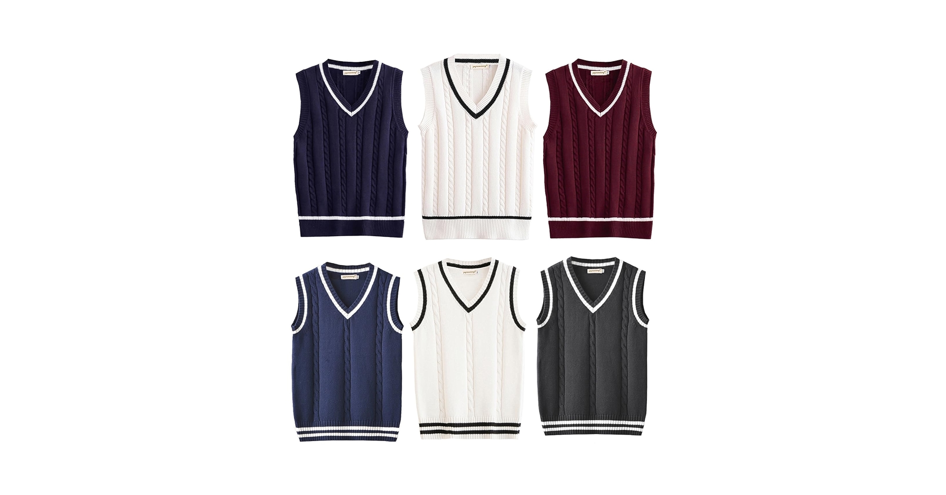 Amazon.co.jp: [YUJIANXIONG] ニットベスト スクールベスト 制服