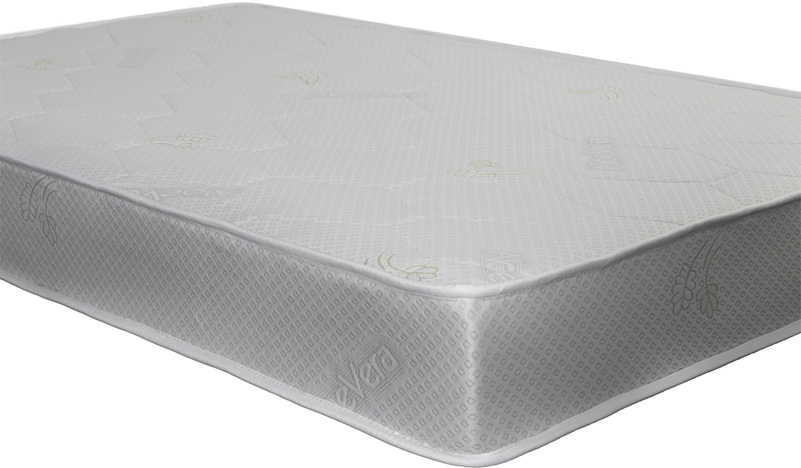 Materasso Memory Foam 25 cm/30 cm con Rivestimento Aloe Vera – Ortopedico, Ipoallergenico, Antibatterico,Ergonomico per Sonno Profondo e Rilassante (Altezza 25 cm, Piazza e Mezza 120 x 190 cm)