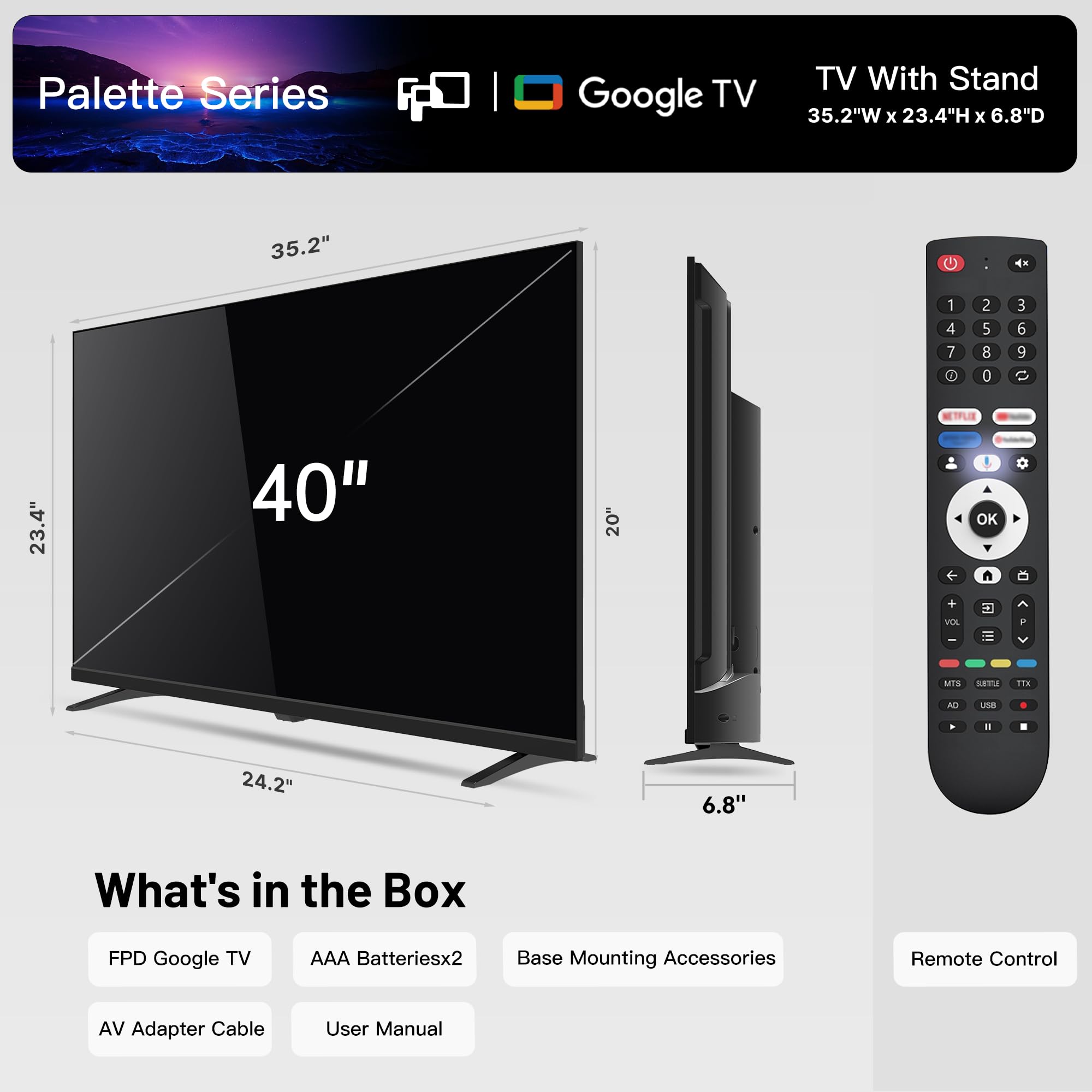 FPD 40-inch Smart TV, 108...B0DJR1RWS3 | Encarguelo.com.ec