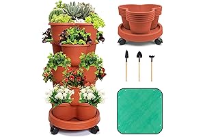 Large Capacity Space Saving Vertical Garden Herb Separator