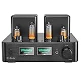 Tube Amplifier, Tube Amplifier Home Audio, Stereo Vacuum Tube Amplifier, with Bluetooth 5.0, Treble Bass Control, Subwoofer Output, Headphone Output, with Record Player Phono Preamp and USB DAC