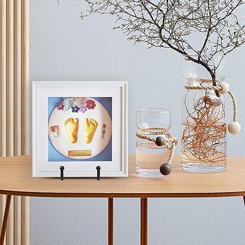 Miniatura 5 de Soporte de placa para caballete, soporte de placa de metal de 4.5 pulgadas para exhibición, soporte de fotos de mesa, caballetes de hierro negro