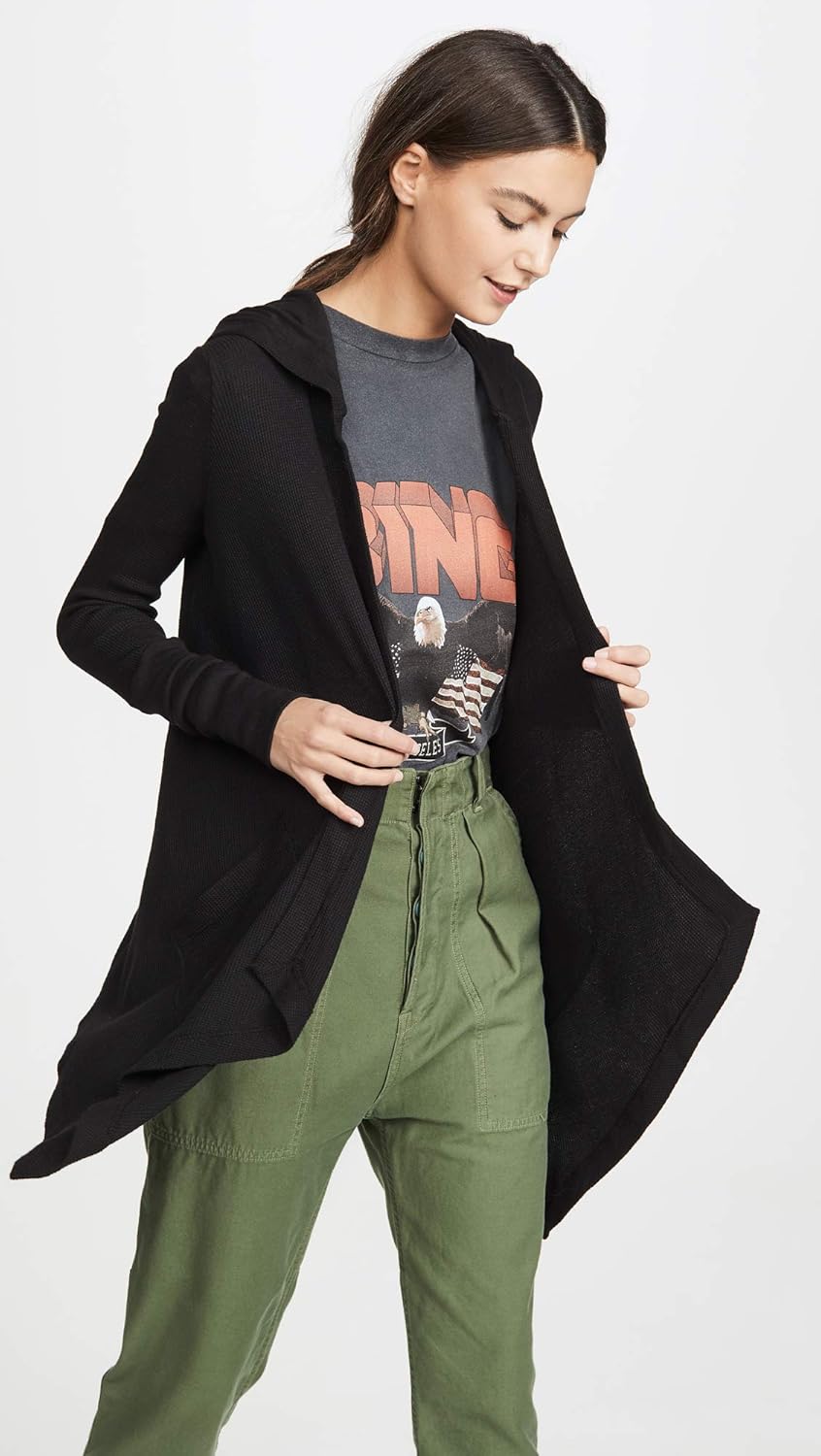 Splendid thermal hooded cardigan Clearance