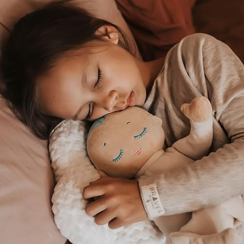Miniatura 3 de Lulla Doll Máquina de sonido para bebé, muñeca suave con latidos cardíacos y sonidos de respiración, ayuda portátil para dormir, adecuada desde el
