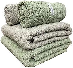 Jogo De Banho Gigante Buddemeyer - Toalha Banhão Olimpo Jacquard - 100% Algodão - Kit 4 Peças