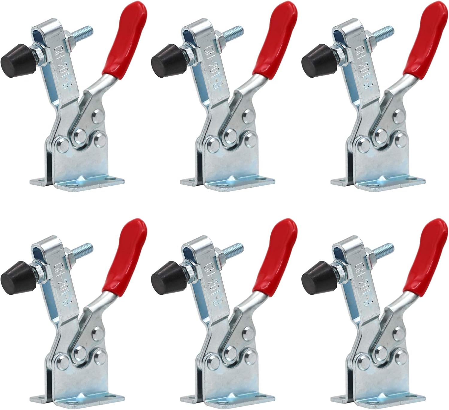 Svauoumu 6 Pack Toggle Clamps Adjustable Hold Down Clamp Quick Release Toggle Clamps, Heavy Duty