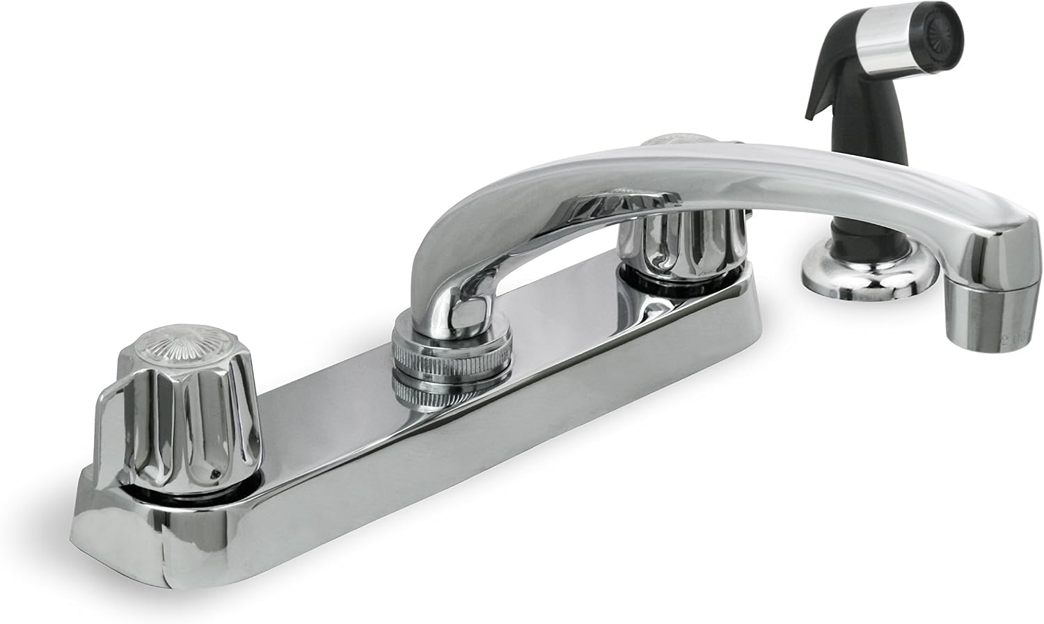 Eveyd #Everflow KFKT17184NL-20 Complete Kitchen Faucet Kit No-Lead Two-Handle Kitchen Faucet, Chrome,