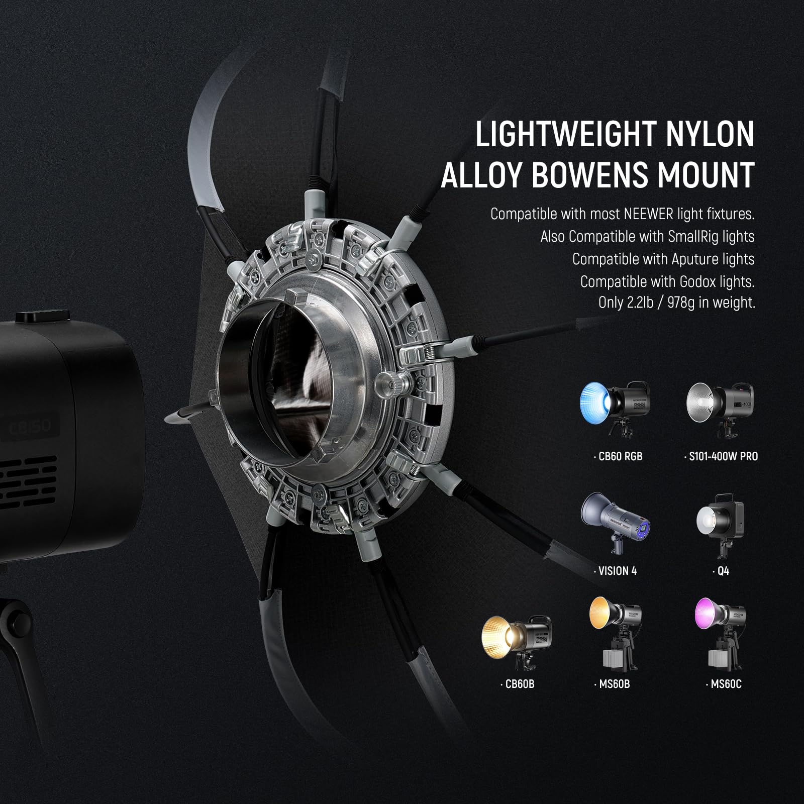NEEWER Softbox ottagonale da 70 cm, Softbox Bowens a sgancio rapido con griglia a nido d'ape, diffusori di luce, borsa per RGB CB60 CB60B CB200B MS60B MS60C MS150B S101-300W/400W Pro Vision 4 Q4