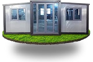 Folding Prefab Tiny House: Expandable Home Solution