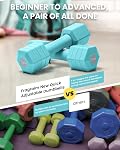 Ensemble de sonnettes réglables, 4 en 1 Ensemble de poids à la main pour les femmes Hommes 10 LB Des embrouillettes joignent chacune 2lbs 3lbs 4lbs 5lbs Ensemble de dumbbells de poids avec TPU Poignée en caoutchouc souple pour l'entraînement de fitness d'exercice à domicile