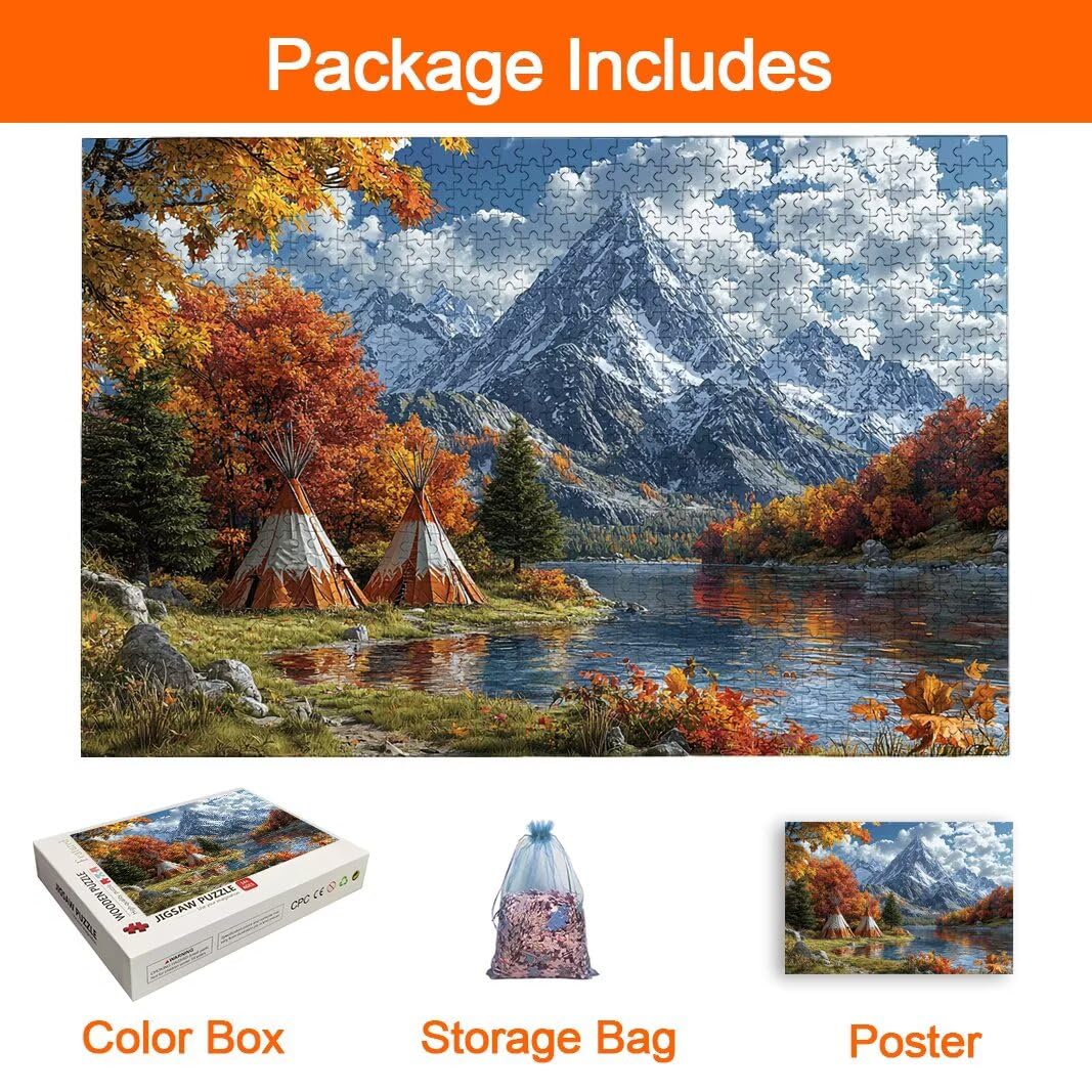 Puzzle Landschaft, Puzzle 1000 Teile Erwachsene, Klassische Puzzles -8959