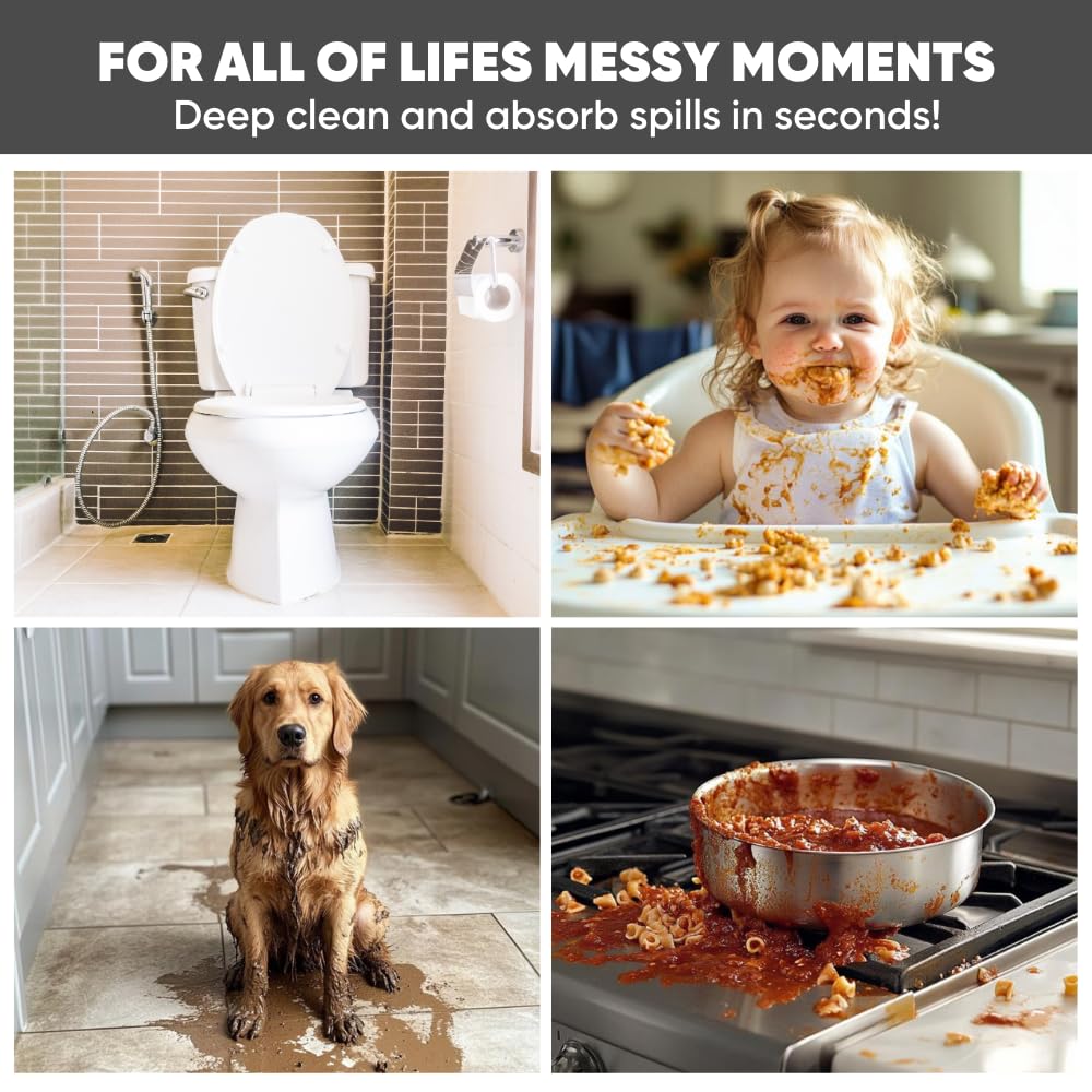 Microfiber Rags in A Box (50 Count) - Mwipes - 10" x 12" Reusable Wipes for Cleaning - Edgeless Terry Towels, Shop Rags, Wash, Dust, Disposable, House, Small Cleaning Cloths (White)