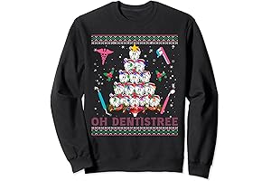 Dentistree Christmas Tree Dental Hygiene Ugly Xmas Sweater Sweatshirt