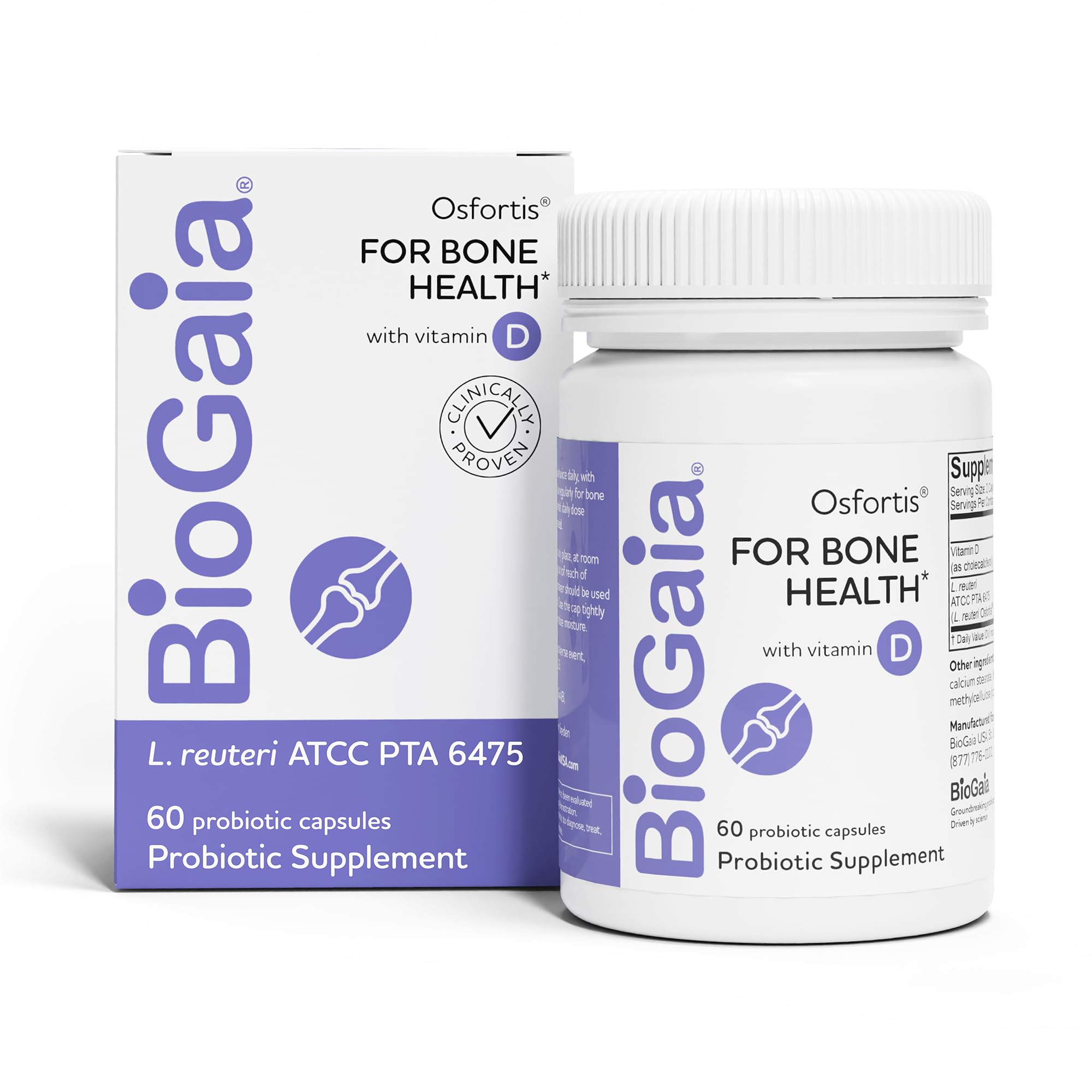 BioGaia Osfortis Probiotic Wellness Contains