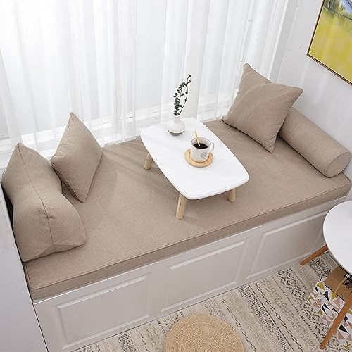 Cojín de banco personalizado para asiento de ventana trapezoidal en ángulo, espuma de tapicería para muebles de interior y exterior, parte inferior