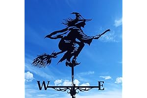 Flying Witch Weathervane: The Magical Touch to Your Garden's Sky