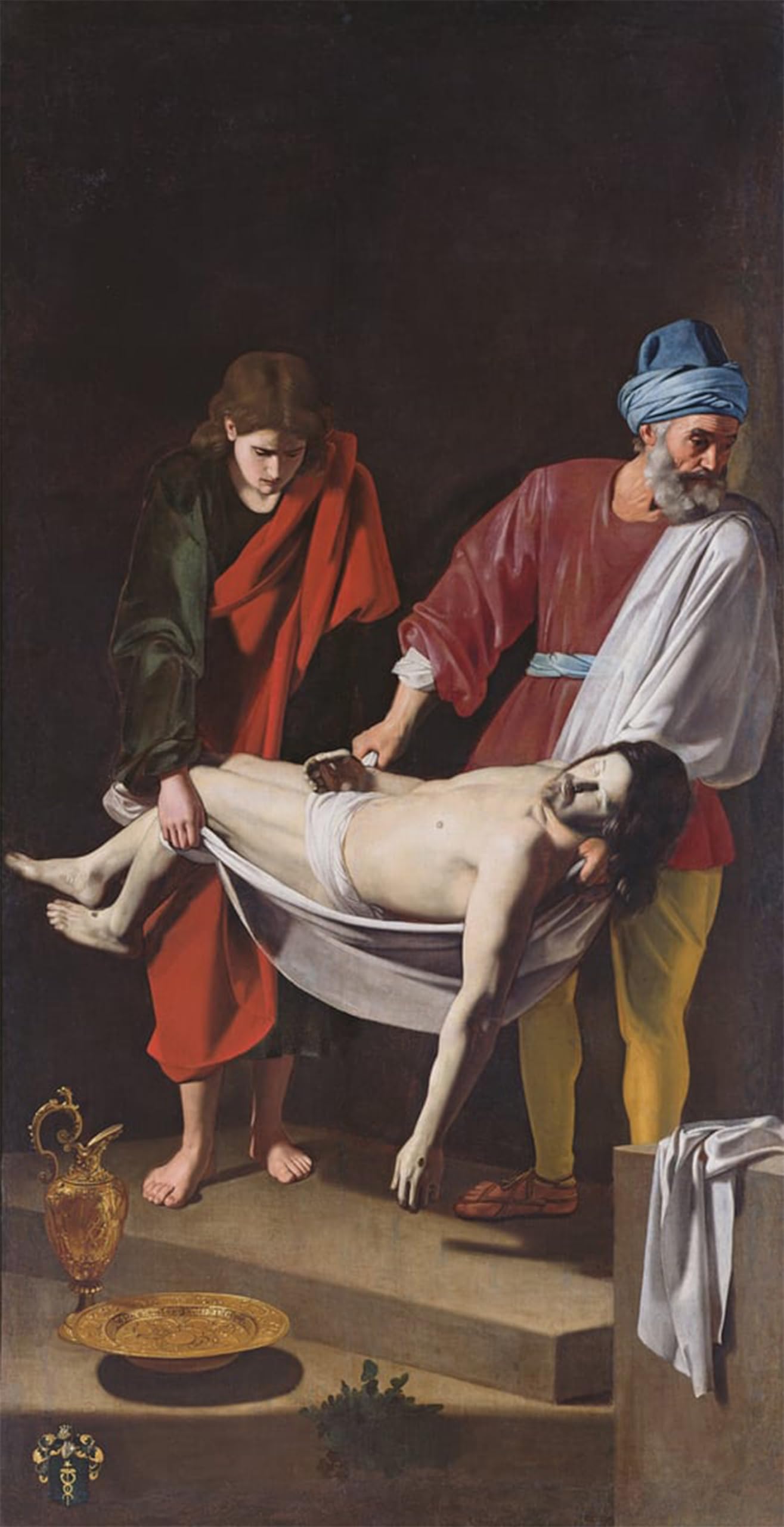 SERENDIPITP Vintage Wall Art Canvas Nordic Poster Canvas Print Picture Christ Being Carried to the Tomb by Nicolas Tournier Wall Art Poster for Home Decor 60x90cm