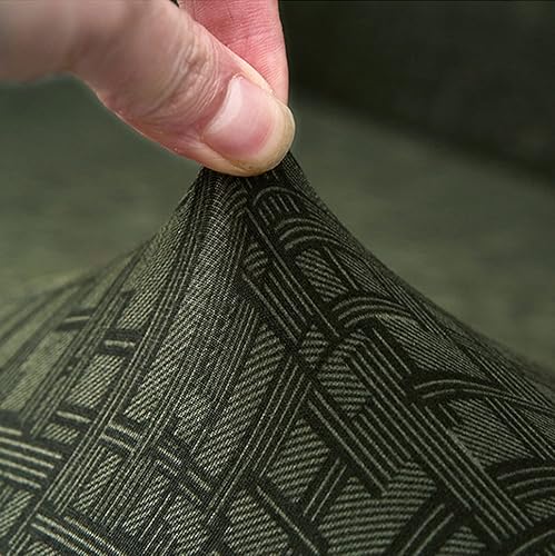 Miniatura 3 de Fundas elásticas para sofá de alta elasticidad, elegante funda de sofá de color sólido con parte inferior elástica, protector de muebles de