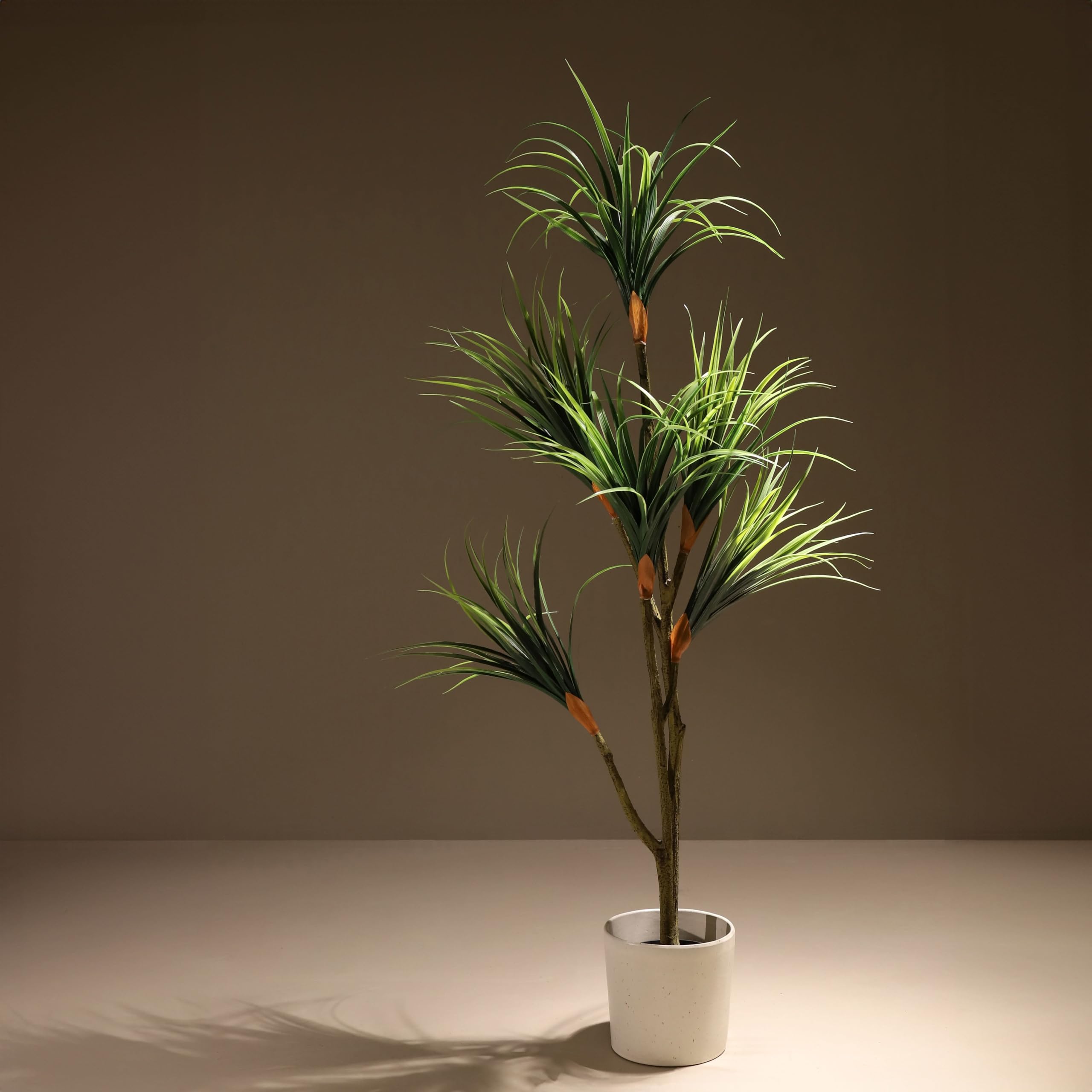 Planta Artificial | Drácena 150 cm | Drácena Artificial 150 cm, Material Resistente Ideal para Salón, Oficina y Recibidor