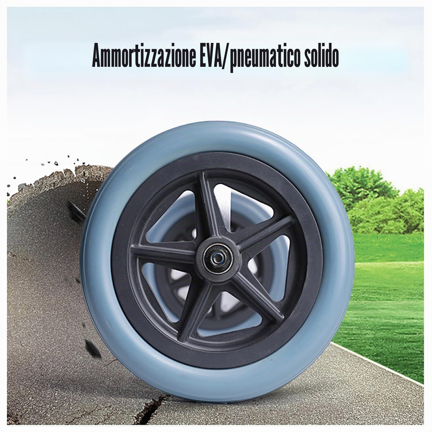 Yinian 2 Ruote Regolabile Cane Gatto Animale Domestico Anziano Carrello di Alimentazione Arti Posteriori Scooter Animale Disabile Reinserimento Carrelli per Cani Grandi(Size:XXL（25-45kg）)
